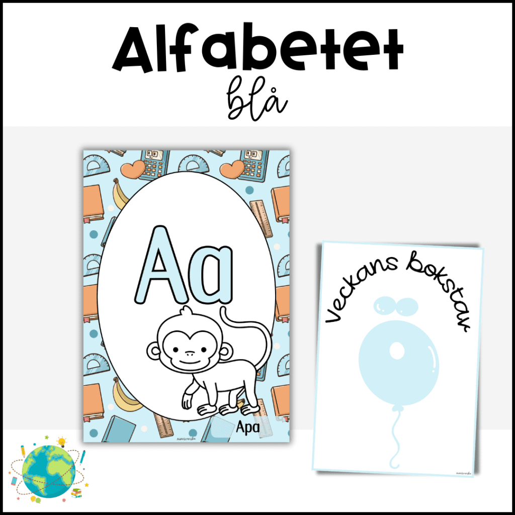 Alfabetet – Blå