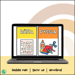 Instruktionskort – Orange, gul, röd - bild 3