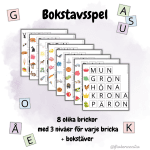 Bokstavsspel - bild 1
