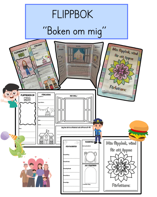 Boken om mig - klippbok