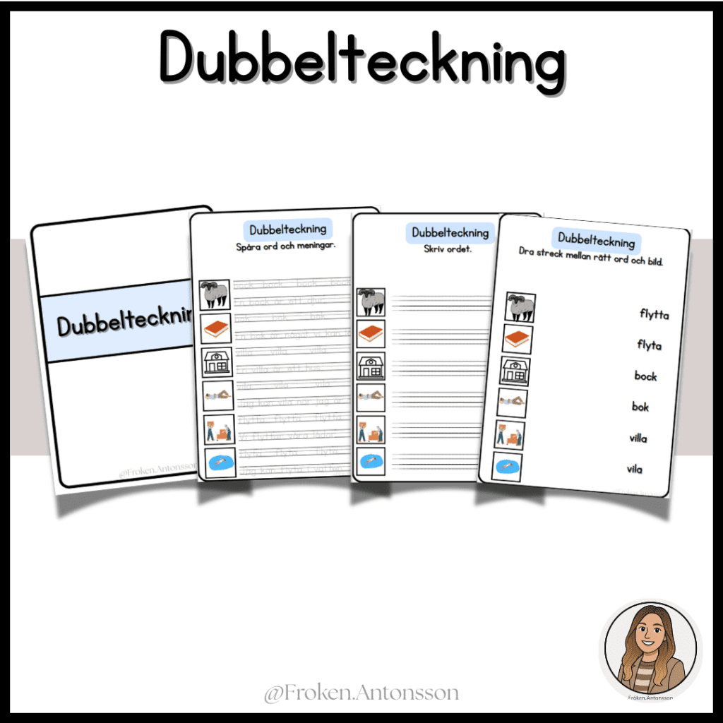 Dubbelteckning – arbetshäfte