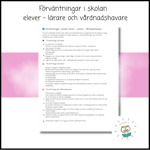 Förväntningar i skolan