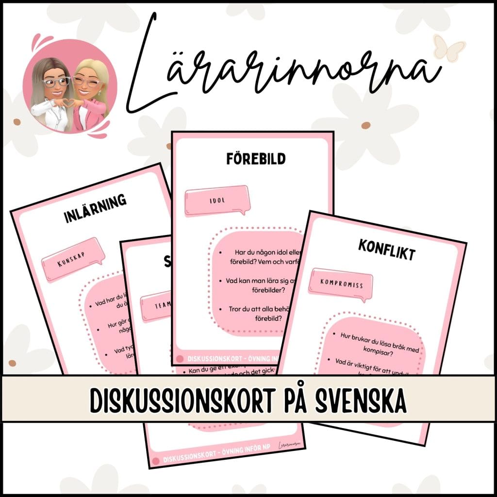 Diskussionskort på svenska