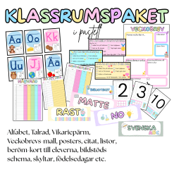KLASSRUMSPAKET - Pastell