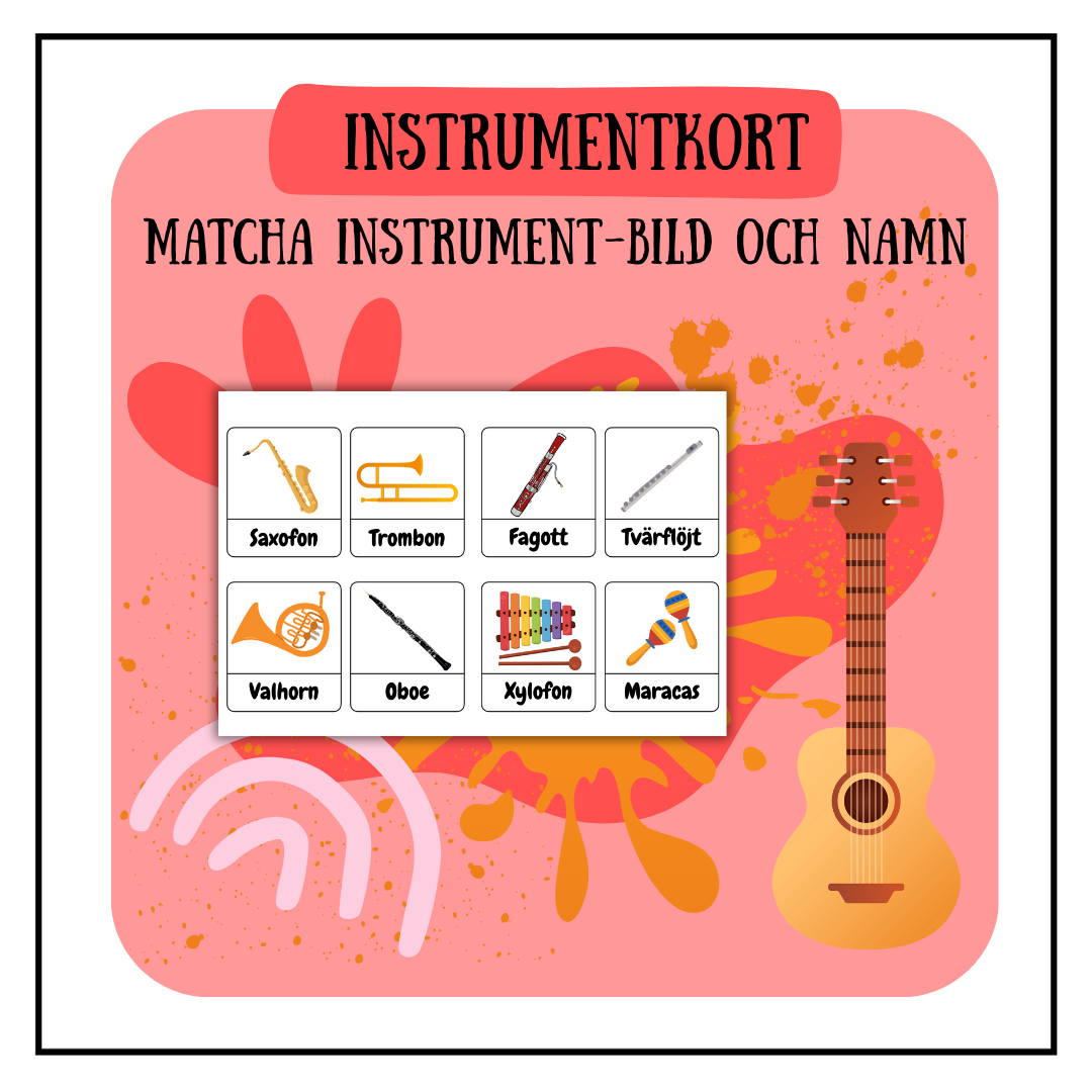 Matcha instrument – bild och namn