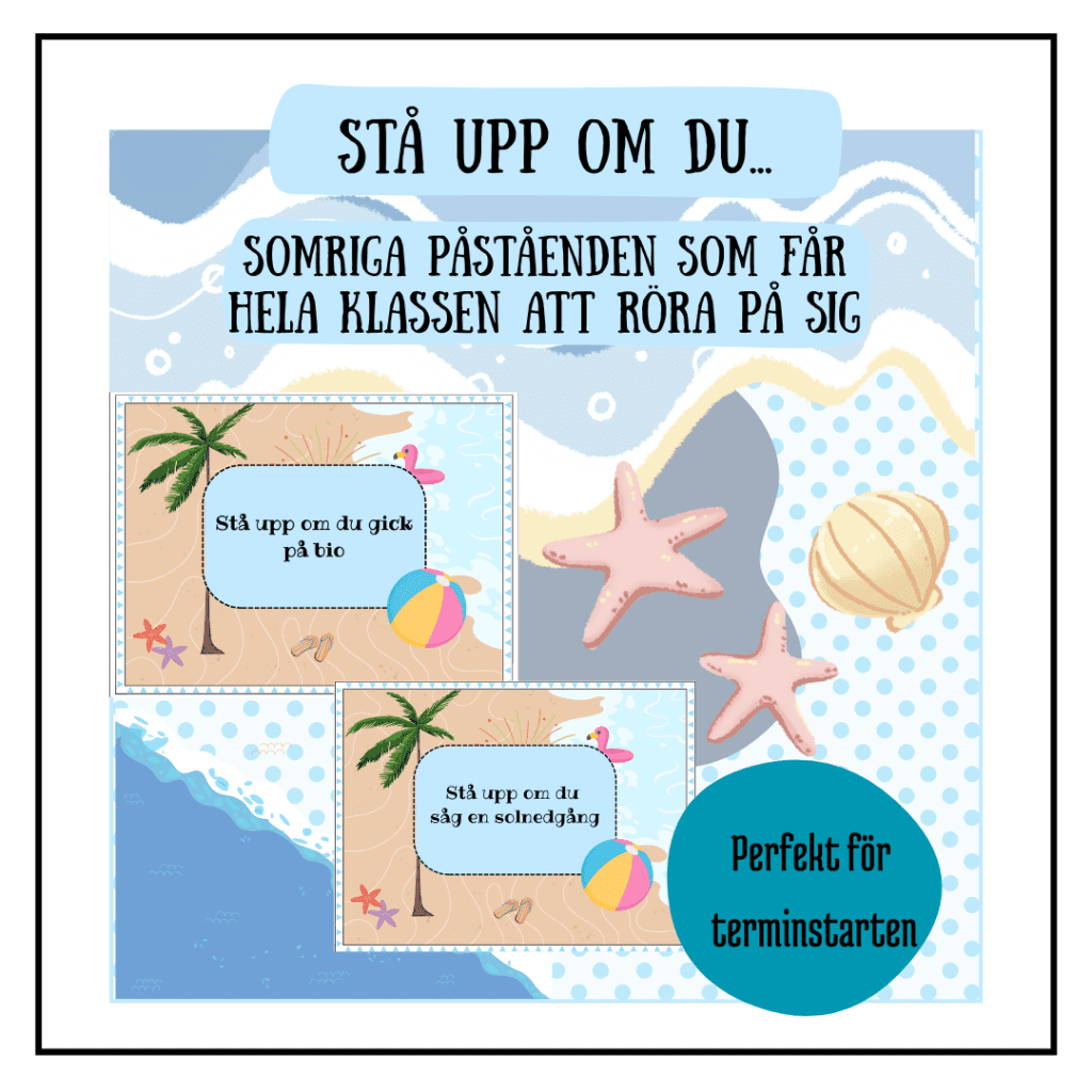 Stå upp om du… Rolig uppstart efter sommarlovet