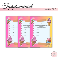 Tipspromenad matematik åk 3