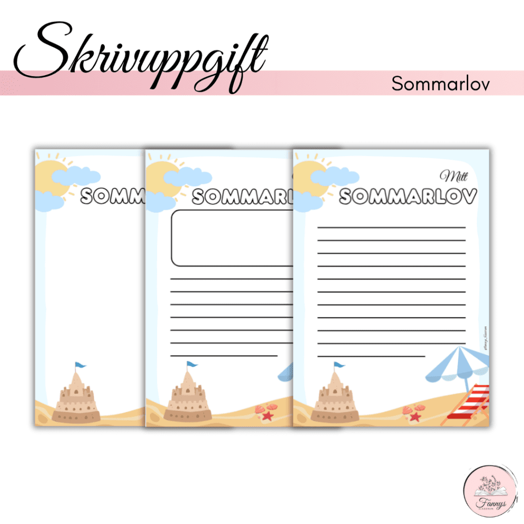Skrivuppgift sommarlov