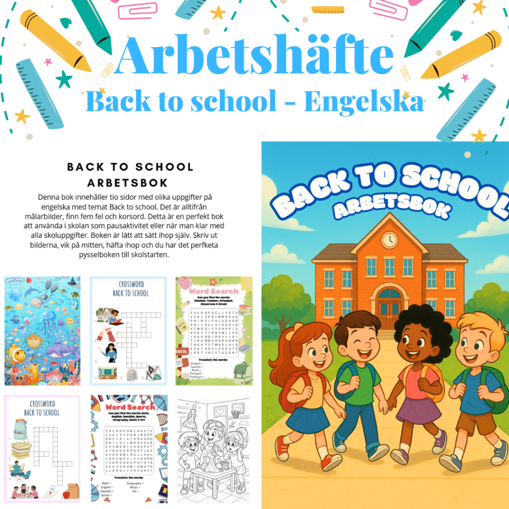 Back to school – arbetshäfte (eng)
