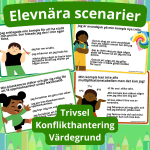 4 samtalskort värdegrund och konflikthantering. Lilla paketet 2 - bild 1