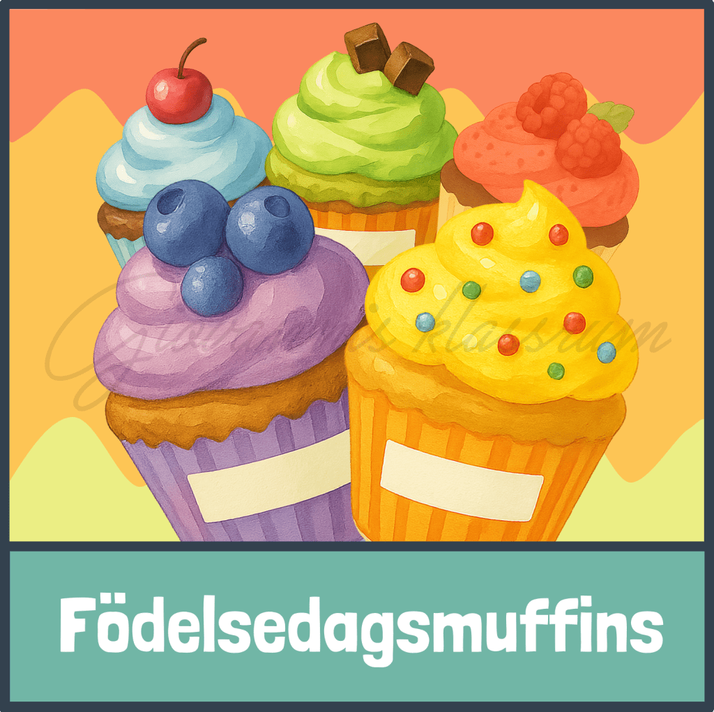 Födelsedagsmuffins