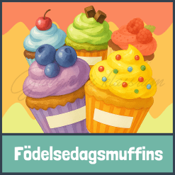 Födelsedagsmuffins