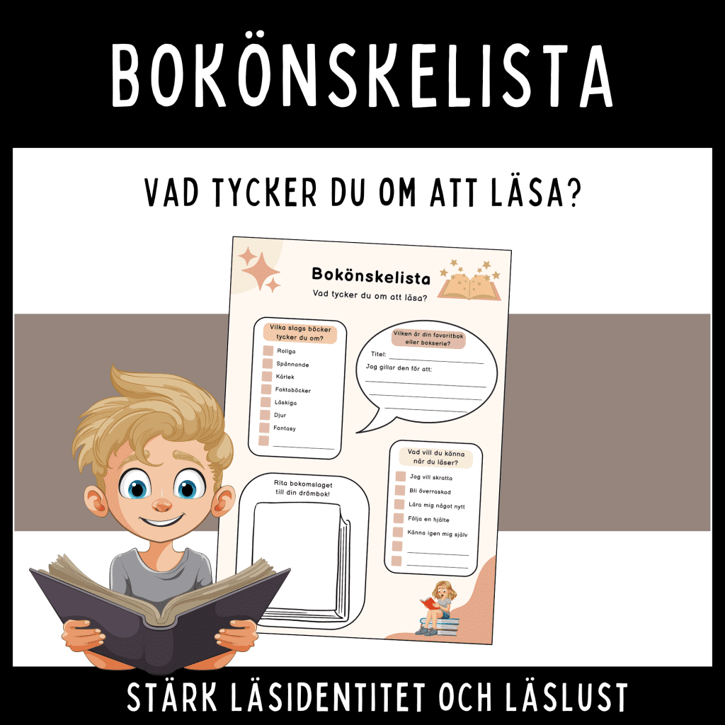Bokönskelista – Vad tycker du om att läsa?