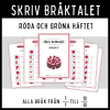 Skriv bråktalet – röda och gröna häftet