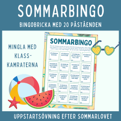 Sommarbingo – en rolig och enkel uppstart!