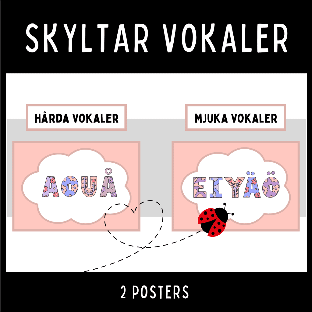 Skyltar vokaler