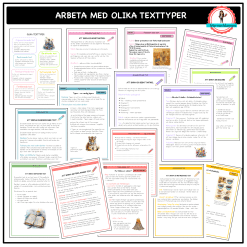 Olika texttyper