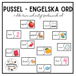 Pussel – engelska ord - bild 1