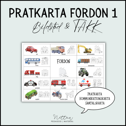 Pratkarta fordon 1