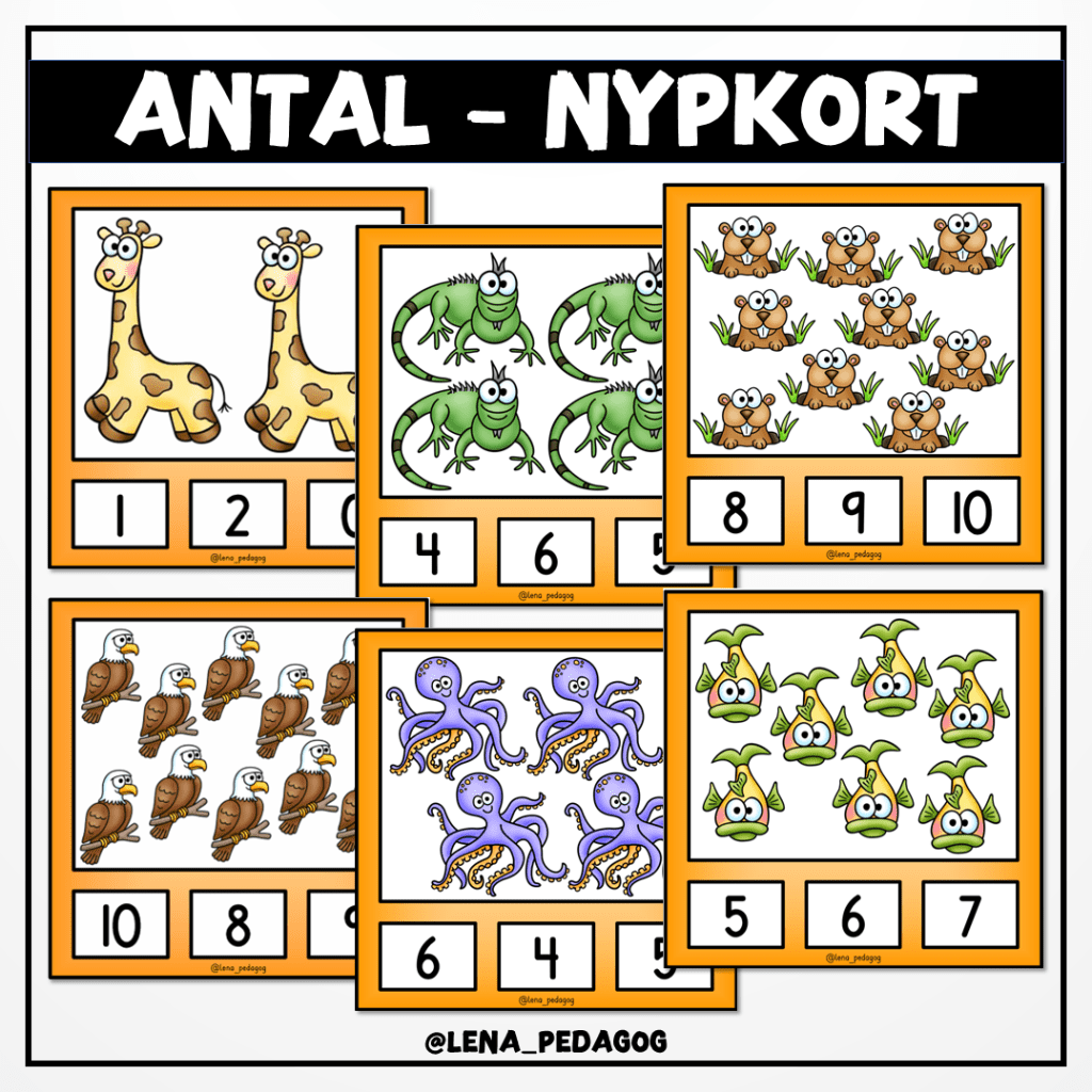 Antal djur – nypkort