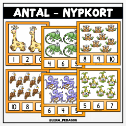 Antal djur - nypkort