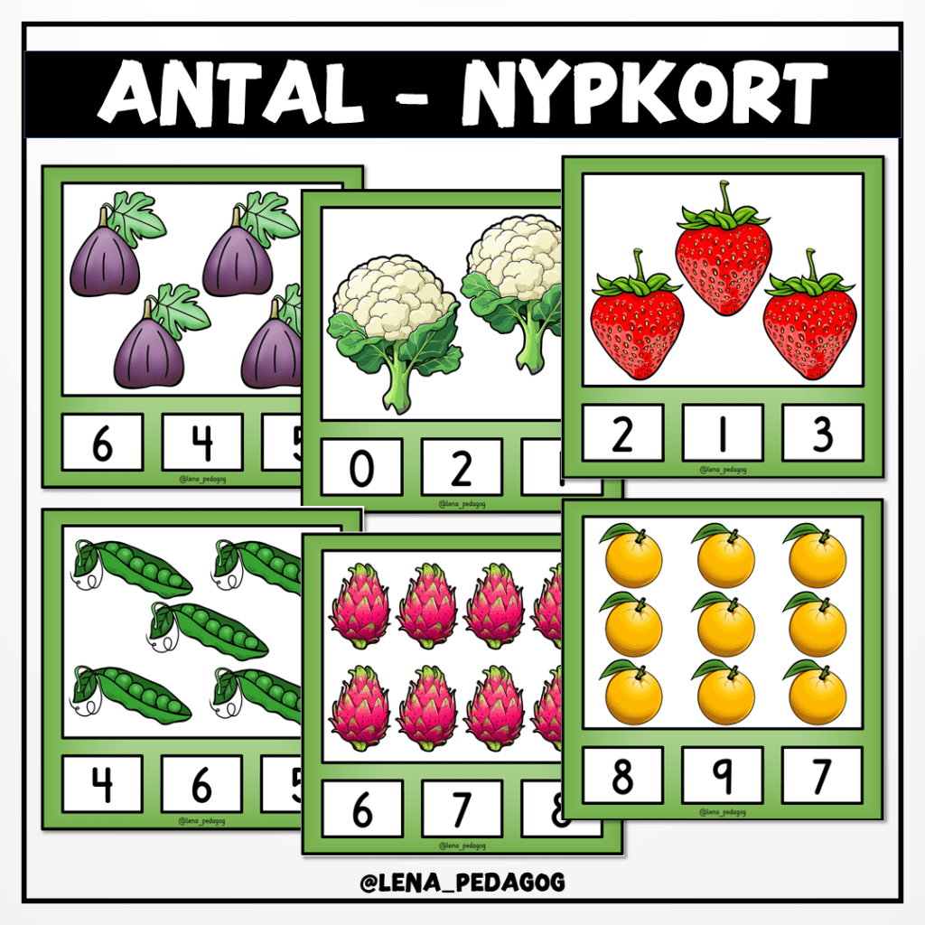 Antal frukt och grönt – nypkort