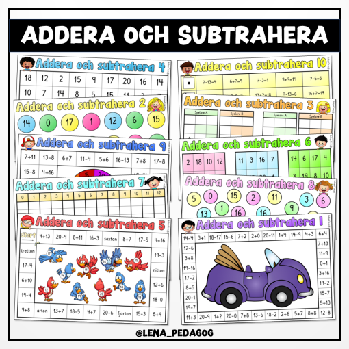 Addera och subtrahera