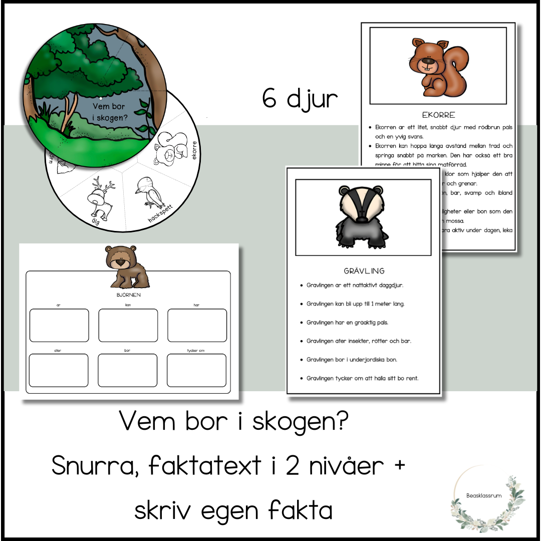 Vem bor i skogen?
