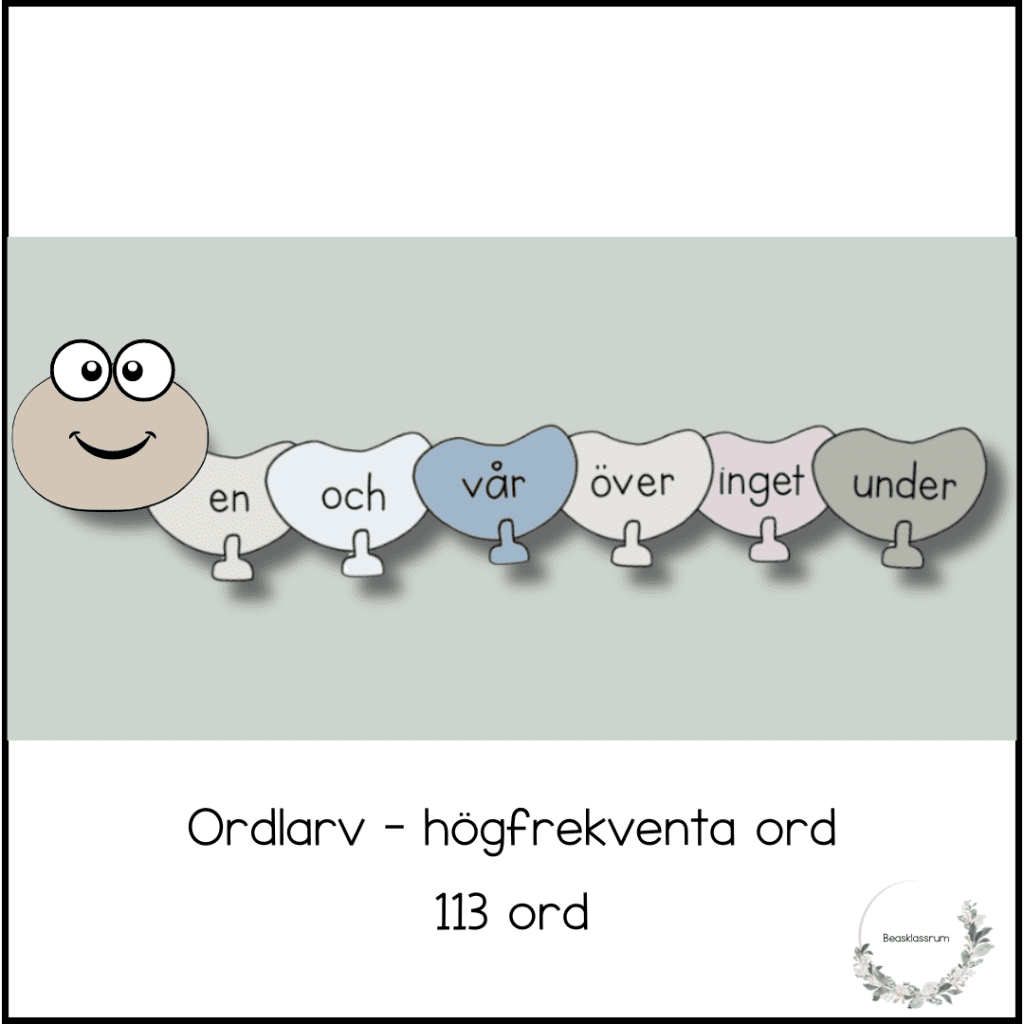 Ordlarven – högfrekventa ord