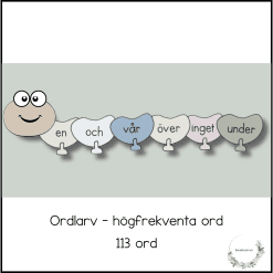 Ordlarven - högfrekventa ord