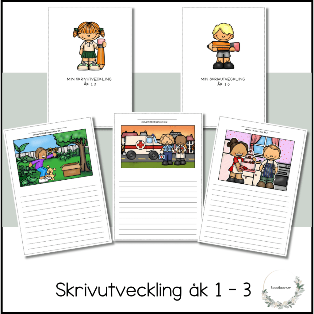 Skrivutveckling åk 1- åk 3