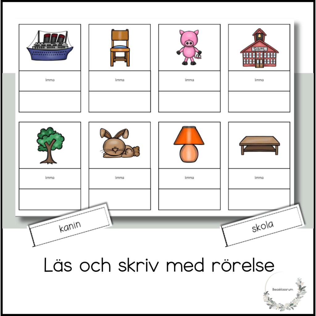 Läs och skriv med rörelse