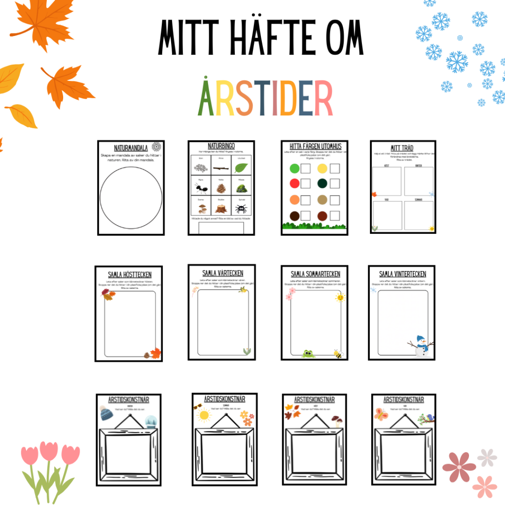 Mitt häfte om årstider