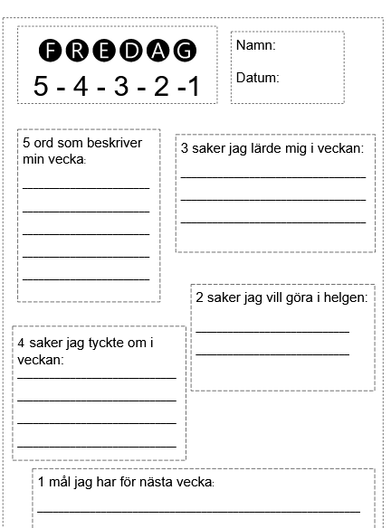 Fredag 5-4-3-2-1