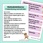 Mattedetektiverna sommartema – Problemlösning med ledtrådar - bild 1