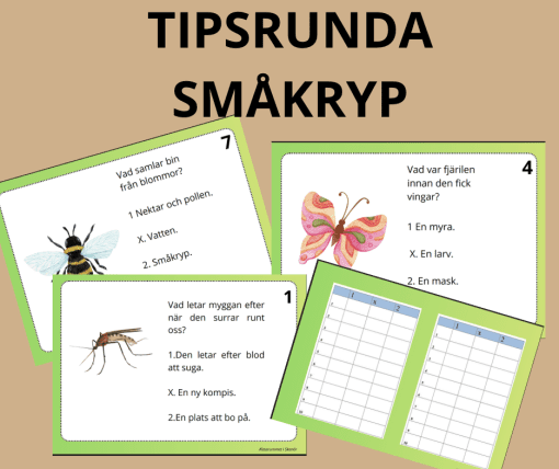 Tipsrunda om småkryp