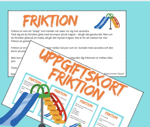 Fysik på lekplatsen - gravitation, jämvikt och friktion