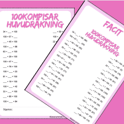 Huvudräkning - 100kompisar