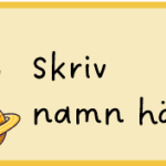 Namnskyltar rymden (redigeringsbara) - bild 3