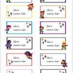 Namnskyltar superhjältar (redigeringsbara) - bild 6