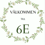 Välkommen klassrumsskyltar blommkrans - bild 3