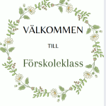 Välkommen klassrumsskyltar blommkrans - bild 5