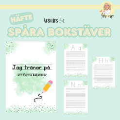 Spåra alfabetet