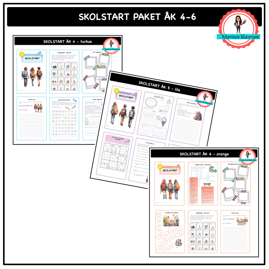 Skolstart paket åk 4-6