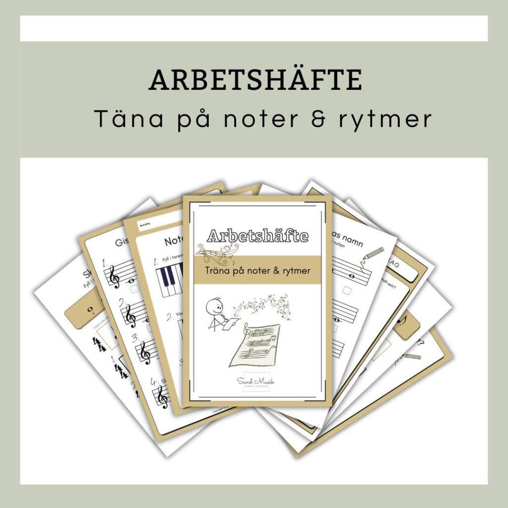 Träna på noter & rytmer