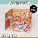 Pyssla dockhus- Halloween - bild 1