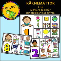 Räknemattor 1-10
