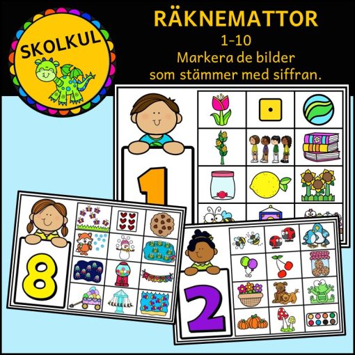 Räknemattor 1-10