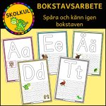 Bokstavsarbete: Spåra och känn igen bokstaven A-Ö - bild 1