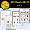 bokstavsarbete: 4 steg paketpris